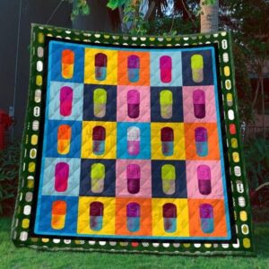 Happy Pills Pharmacy Quilt Blanket Vd14  Quilt